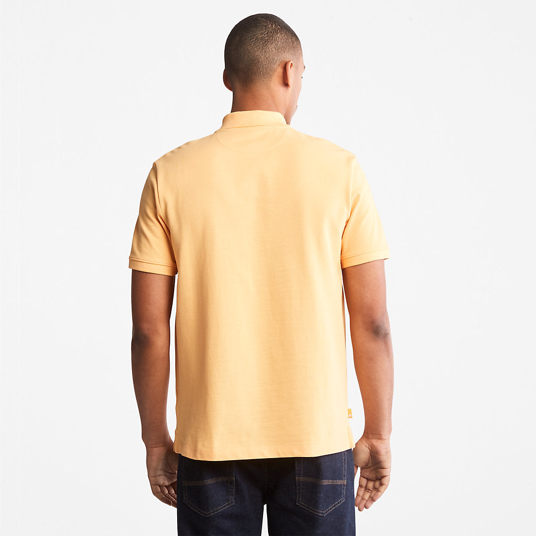 Mens Millers River Pique Polo Shirt for Men in Yellow - Timberland