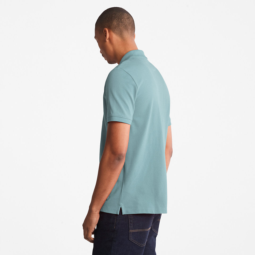 Mens Millers River Pique Polo Shirt for Men in Light Green - Timberland