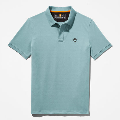 Mens Millers River Pique Polo Shirt for Men in Light Green - Timberland