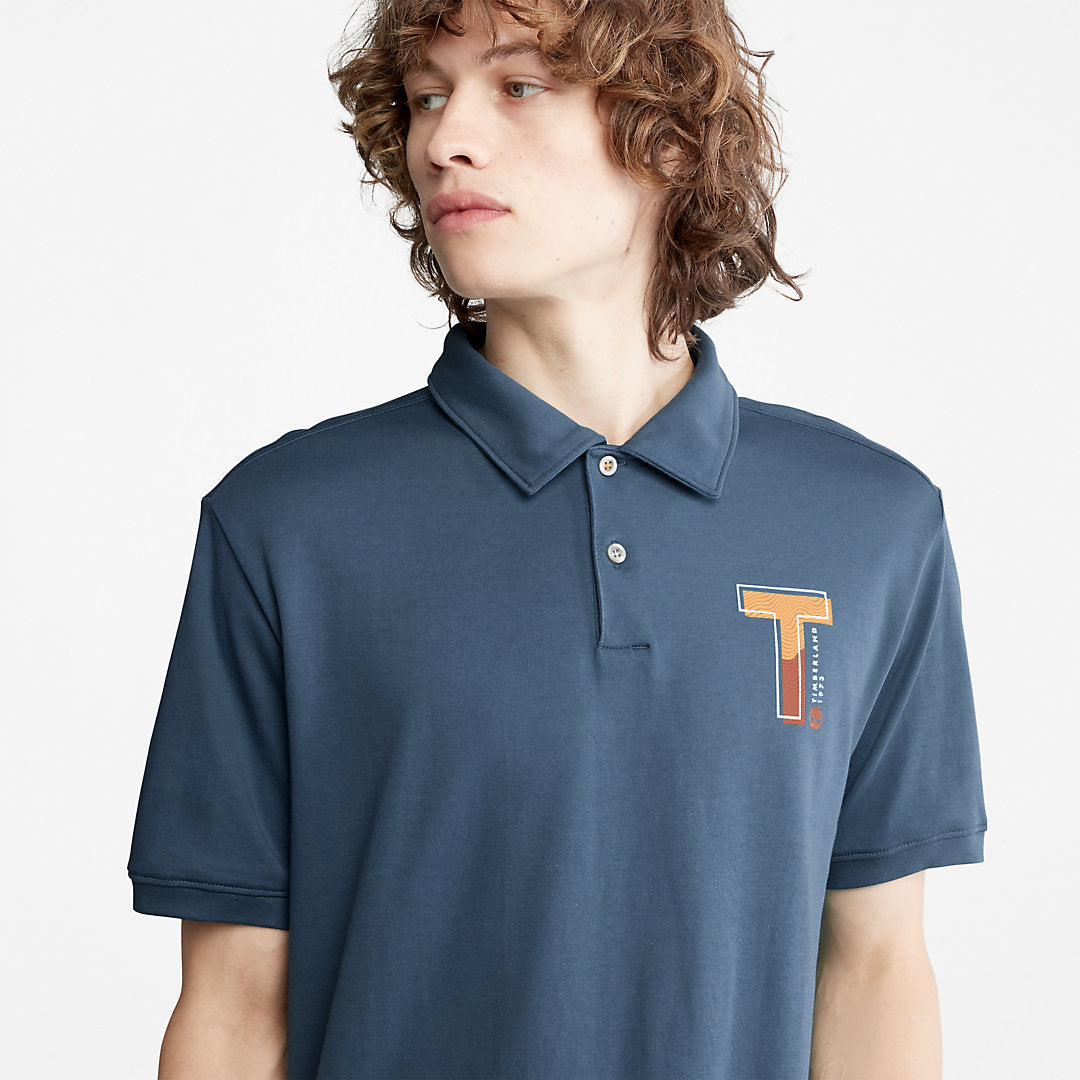Mens TimberFresh™ Polo Shirt for Men in Blue - Timberland