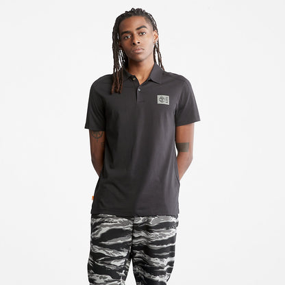 Mens TimberFresh™ Supima® Cotton Polo Shirt for Men in Black - Timberland