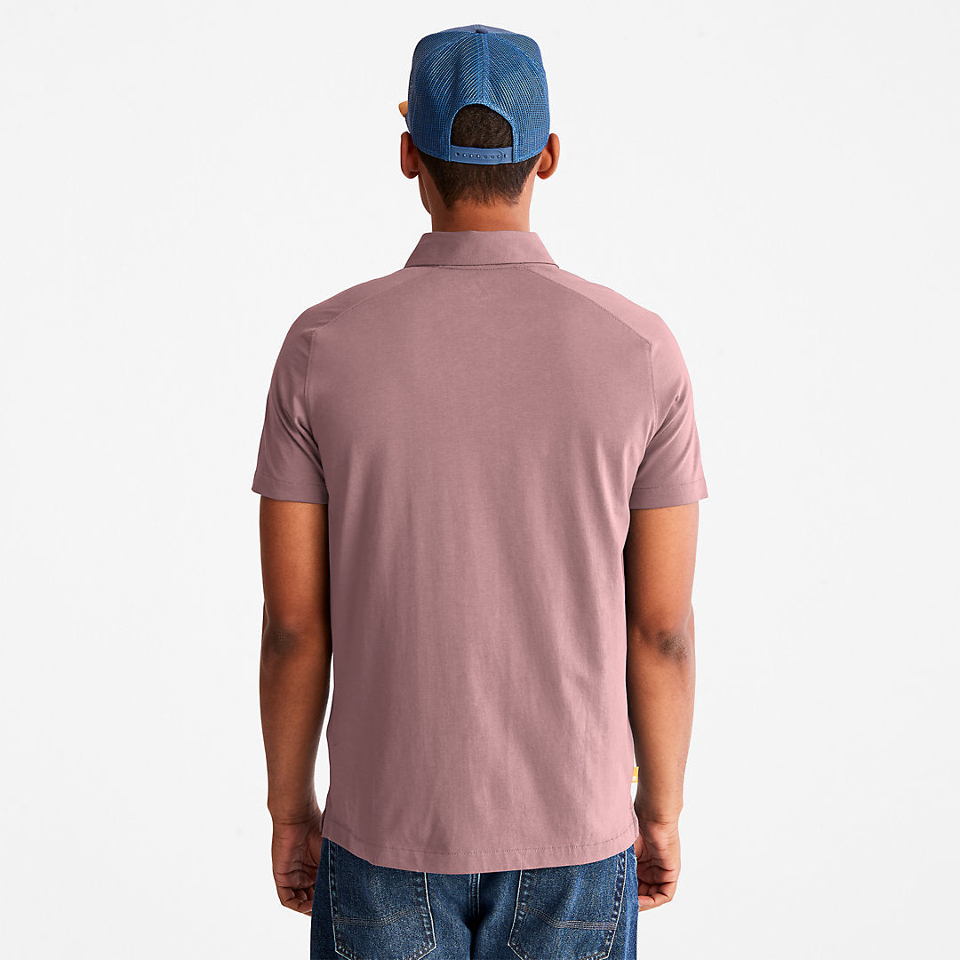 Mens TimberFresh™ Supima® Cotton Polo Shirt for Men in Pink - Timberland
