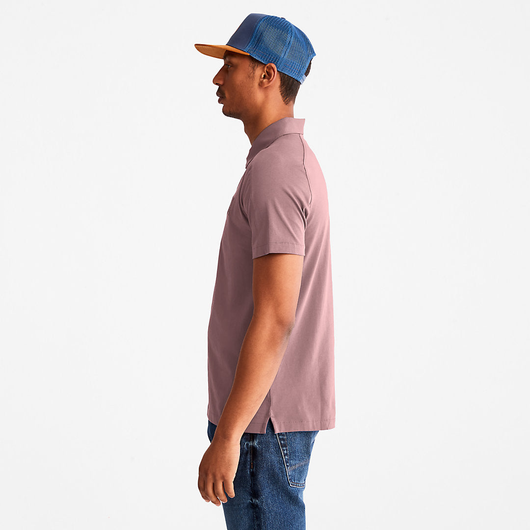 Mens TimberFresh™ Supima® Cotton Polo Shirt for Men in Pink - Timberland
