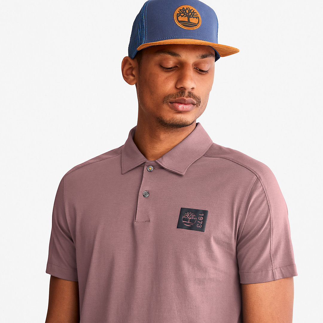 Mens TimberFresh™ Supima® Cotton Polo Shirt for Men in Pink - Timberland