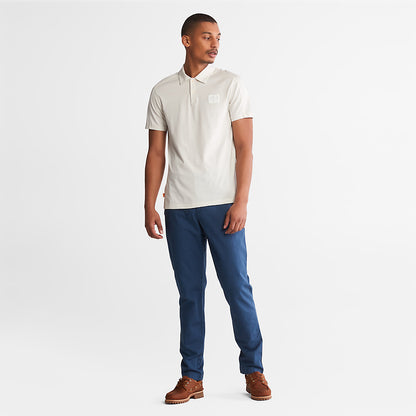 Mens TimberFresh™ Supima® Cotton Polo Shirt for Men in White - Timberland