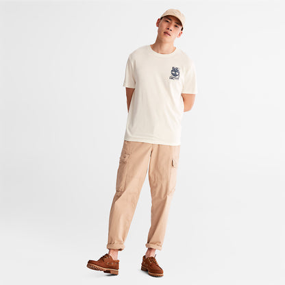 Mens Refibra™ Technology T-Shirt for Men in White - Timberland