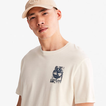 Mens Refibra™ Technology T-Shirt for Men in White - Timberland