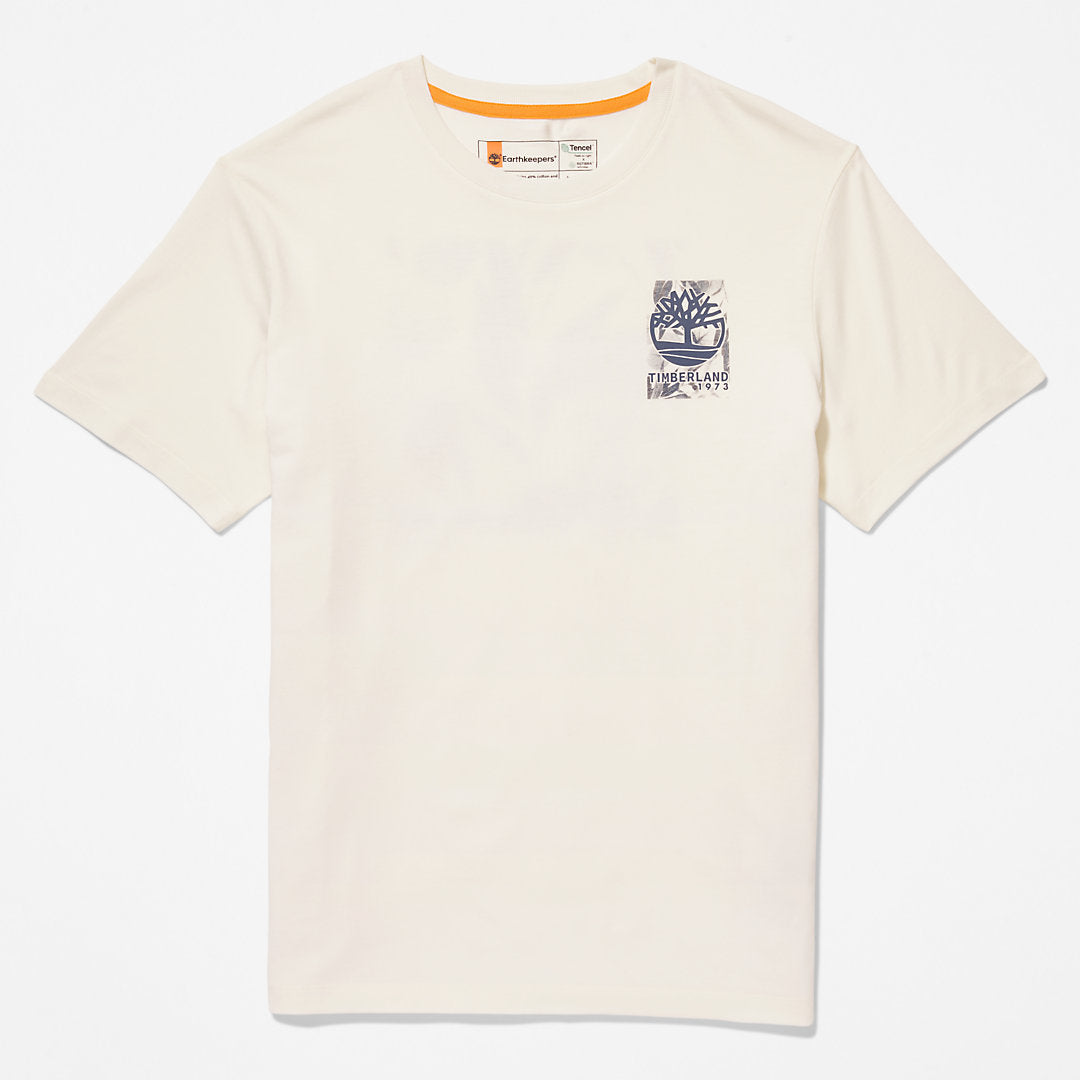 Mens Refibra™ Technology T-Shirt for Men in White - Timberland
