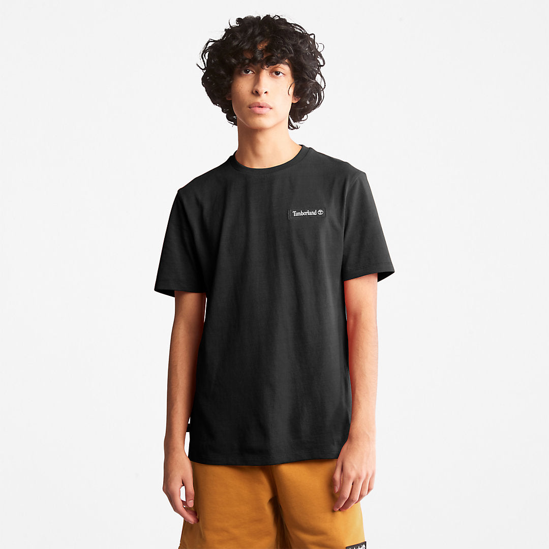 Mens All Gender Heavyweight Badge T-Shirt in Black - Timberland