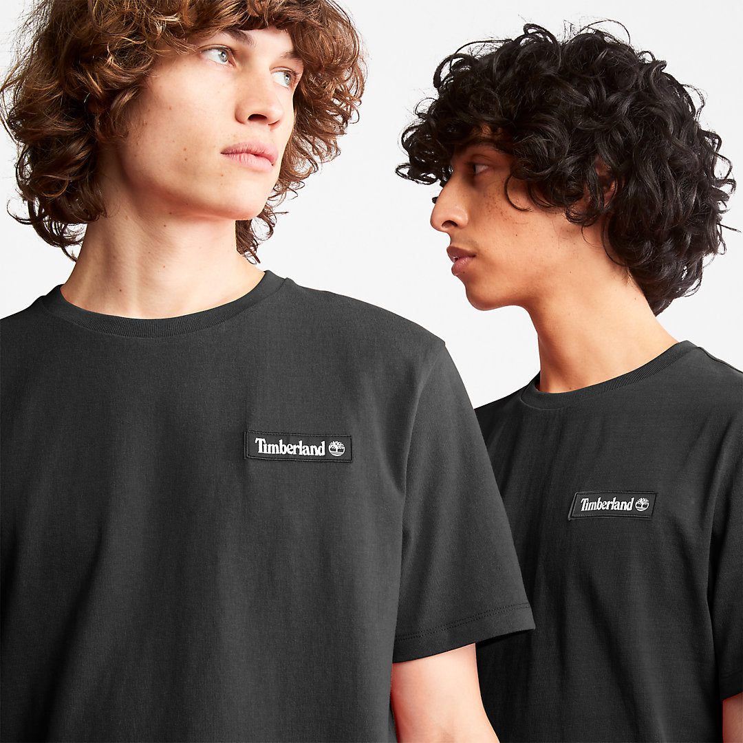 Mens All Gender Heavyweight Badge T-Shirt in Black - Timberland