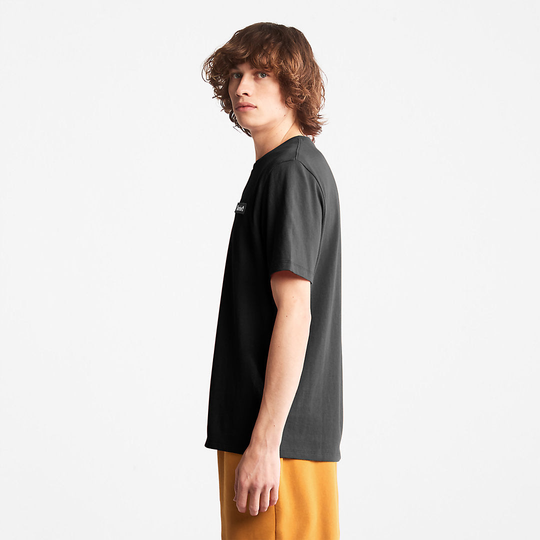 Mens All Gender Heavyweight Badge T-Shirt in Black - Timberland