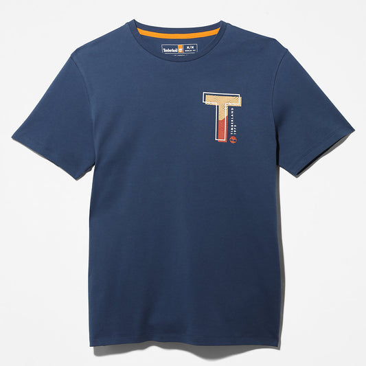 Mens Interlock TimberFresh™ T-Shirt for Men in Blue - Timberland