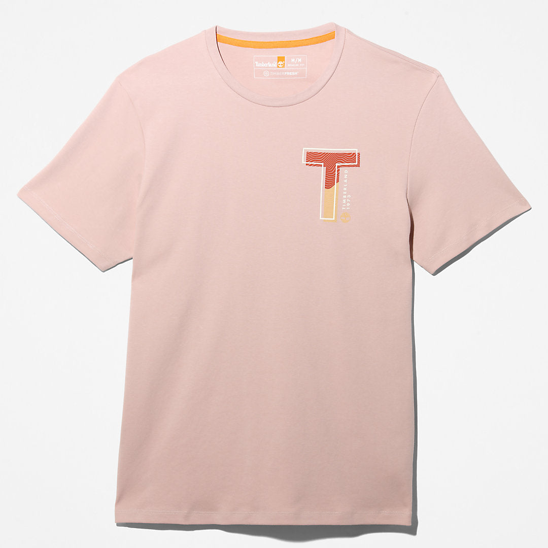 Mens Interlock TimberFresh™ T-Shirt for Men in Light Pink - Timberland