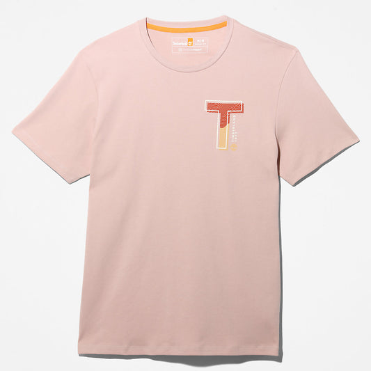 Mens Interlock TimberFresh™ T-Shirt for Men in Light Pink - Timberland