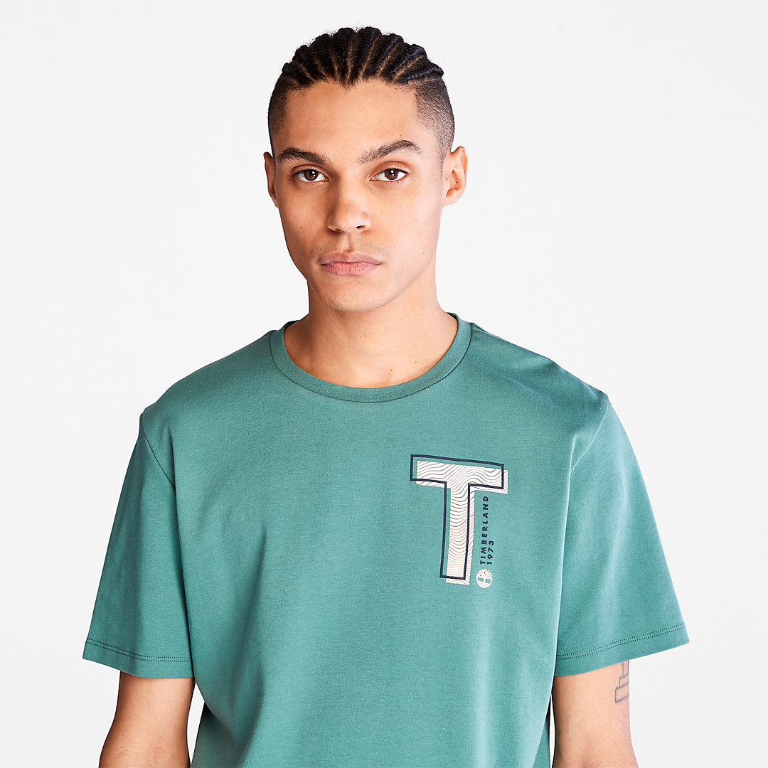 Mens Interlock TimberFresh™ T-Shirt for Men in Green - Timberland