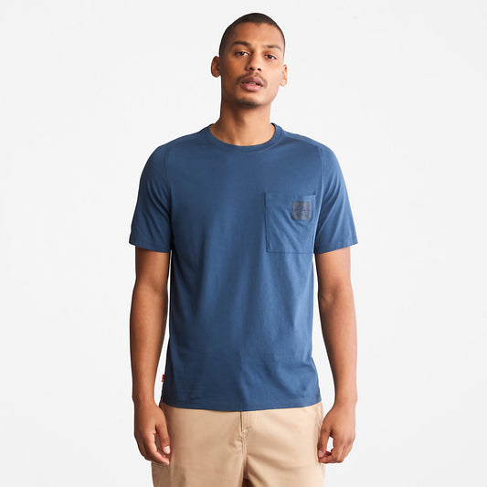 Mens Eco-Ready Supima® Cotton TimberFresh™ T-Shirt for Men in Blue - Timberland