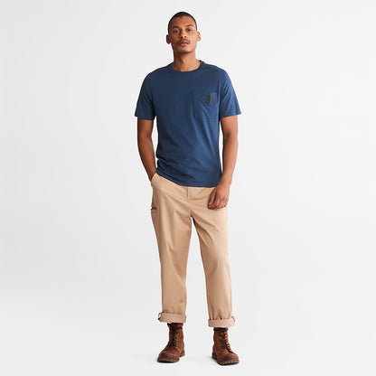 Mens Eco-Ready Supima® Cotton TimberFresh™ T-Shirt for Men in Blue - Timberland
