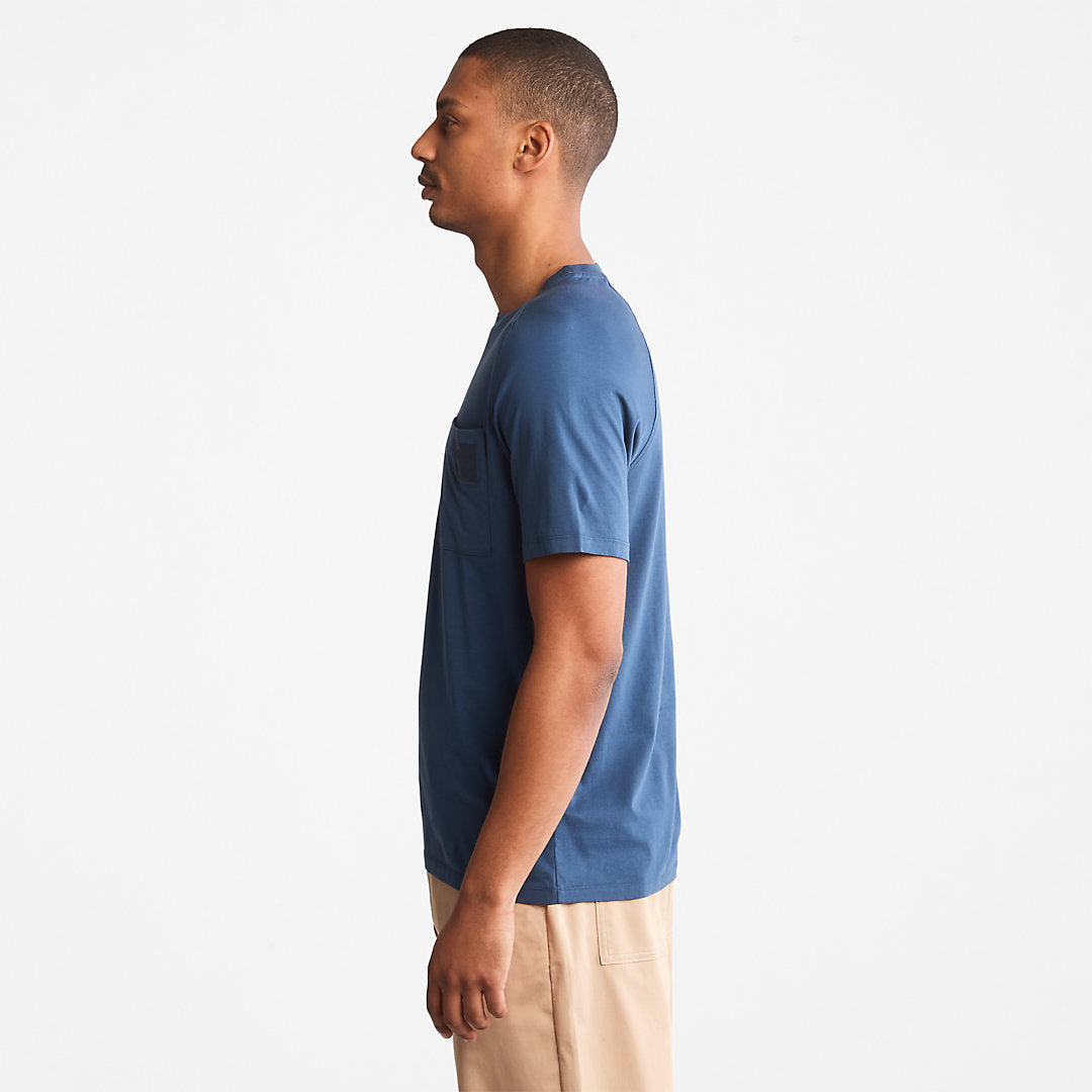 Mens Eco-Ready Supima® Cotton TimberFresh™ T-Shirt for Men in Blue - Timberland
