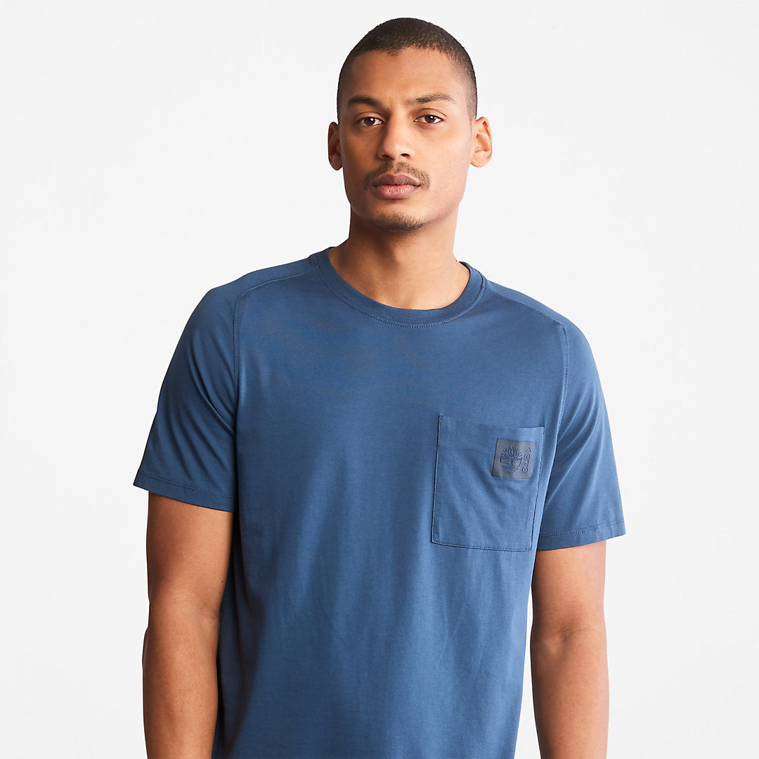 Mens Eco-Ready Supima® Cotton TimberFresh™ T-Shirt for Men in Blue - Timberland