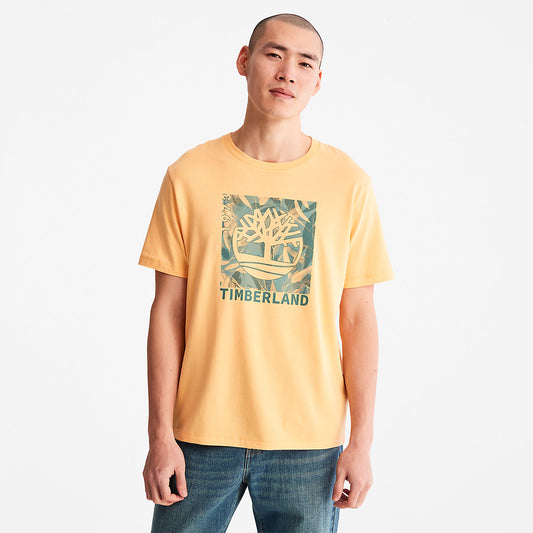 Mens Refibra™ Graphic T-Shirt for Men in Orange - Timberland