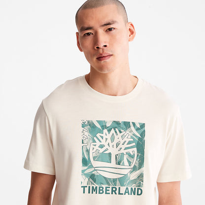 Mens Refibra™ Graphic T-Shirt for Men in White - Timberland