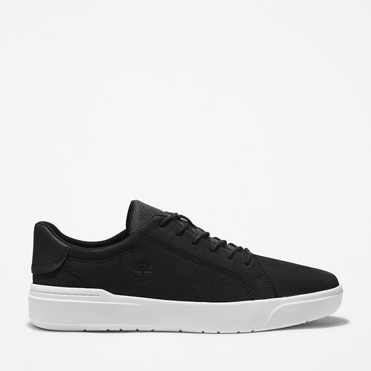 Mens Seneca Bay Leather Trainer for Men in Black - Timberland