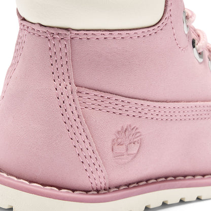 Kids Toddler Pokey Pine 6-Inch Side-Zip Boots in Pink - Timberland