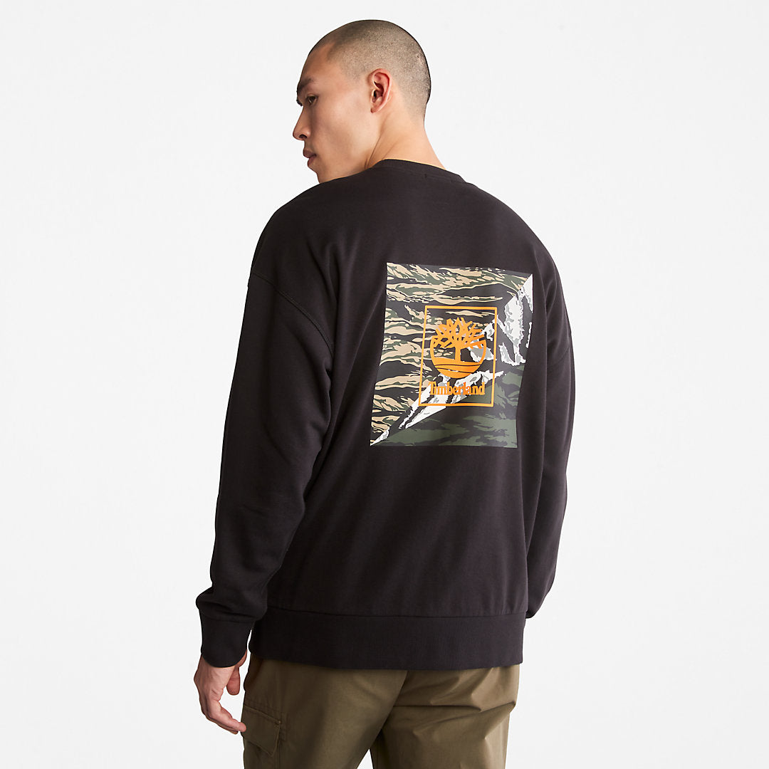 Mens Year of the Tiger Sweatshirt for Men in Black - Timberland