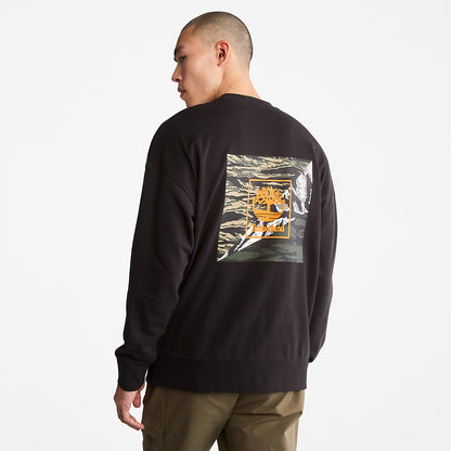 Mens Year of the Tiger Sweatshirt for Men in Black - Timberland