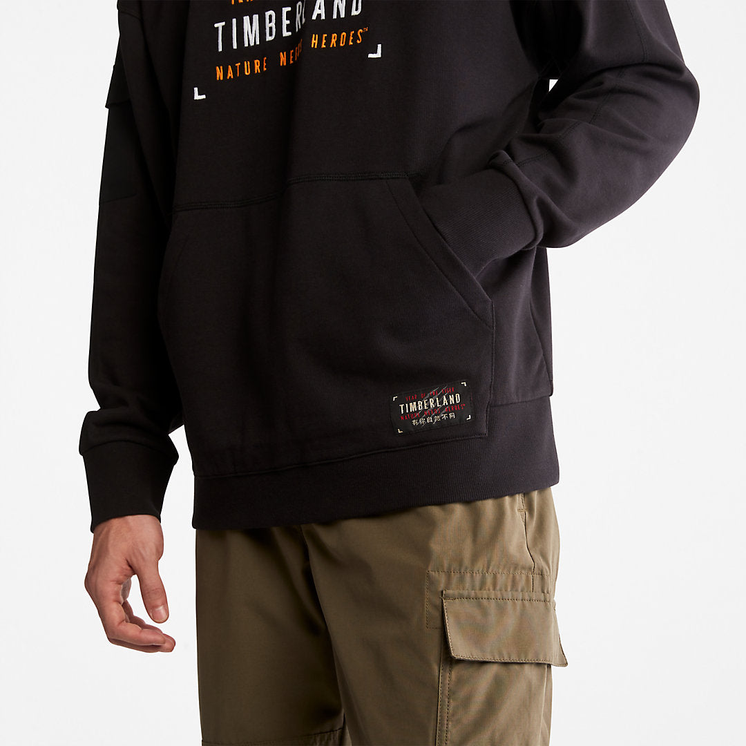 Mens Year of the Tiger Sweatshirt for Men in Black - Timberland