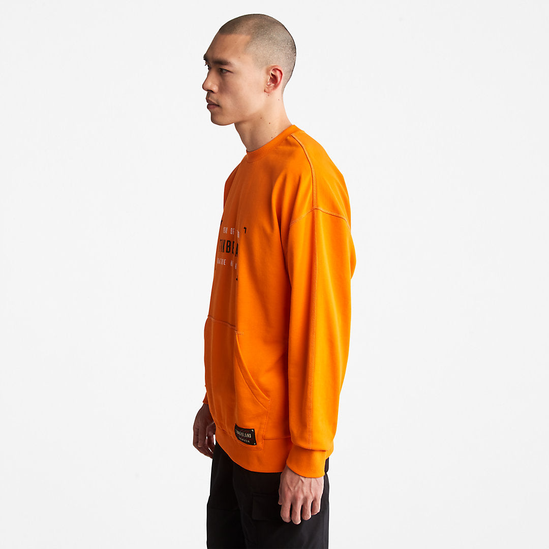 Mens Year of the Tiger Sweatshirt for Men in Orange - Timberland