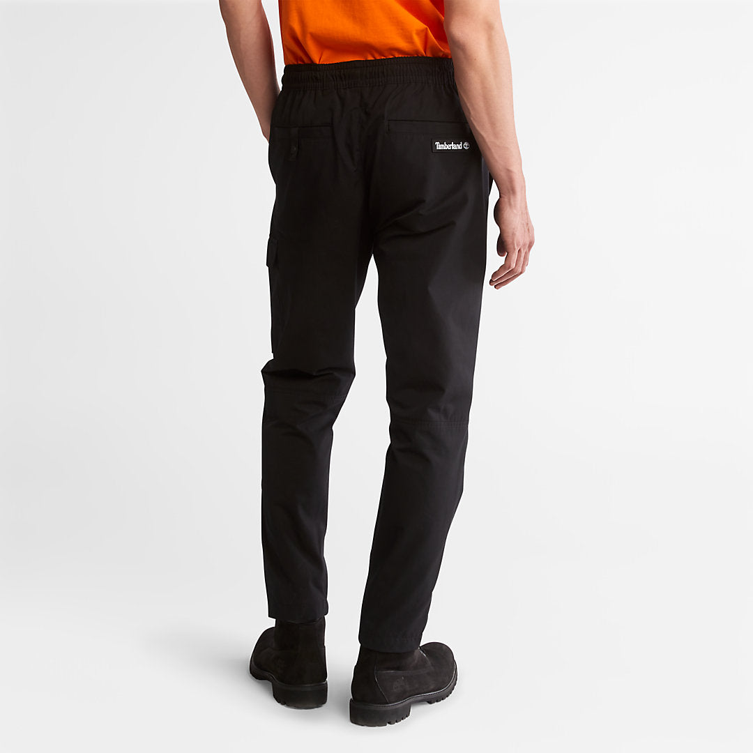 Mens Water-Repellent Cargo Trousers for Men in Black - Timberland