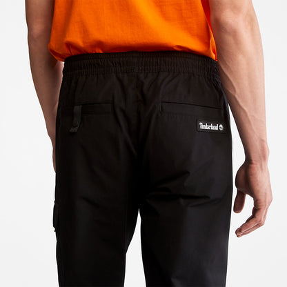Mens Water-Repellent Cargo Trousers for Men in Black - Timberland