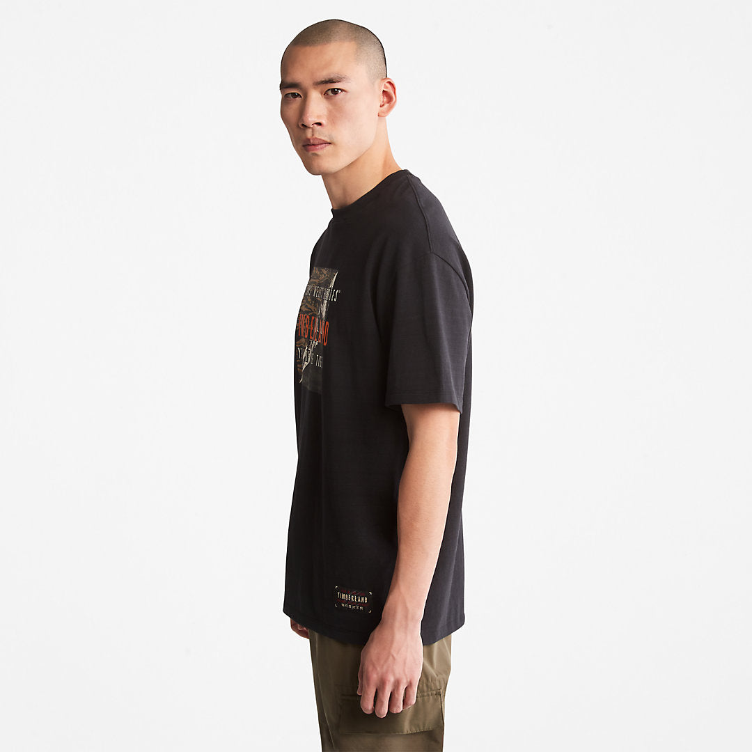 Mens Year of the Tiger T-Shirt for Men in Black - Timberland