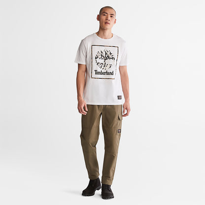 Mens Year of the Tiger T-Shirt for Men in White - Timberland