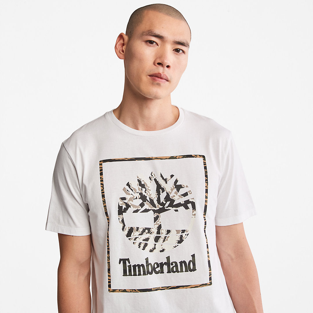 Mens Year of the Tiger T-Shirt for Men in White - Timberland