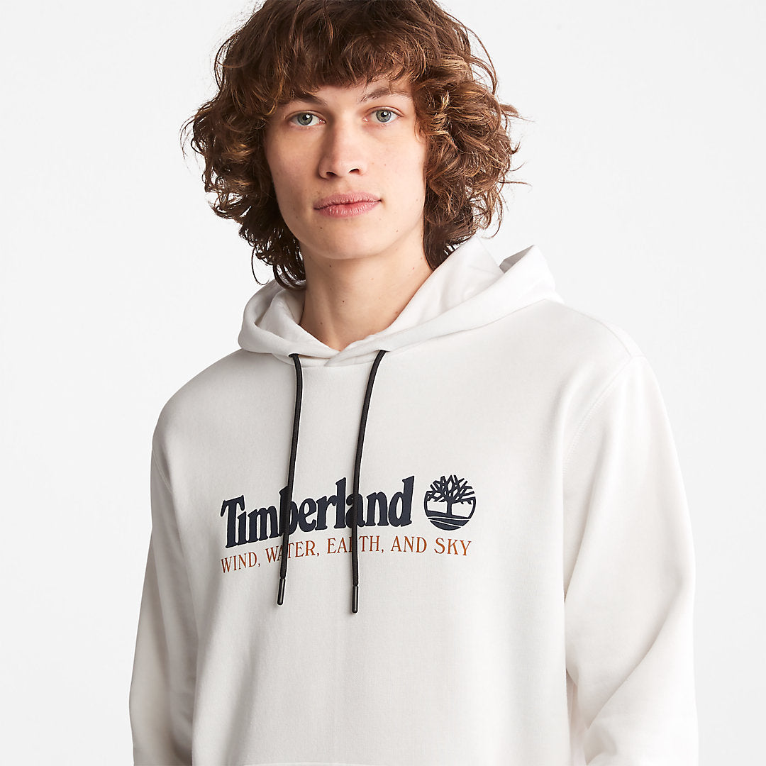 Mens Wind, Water, Earth and Sky™ Hoodie for Men in White - Timberland