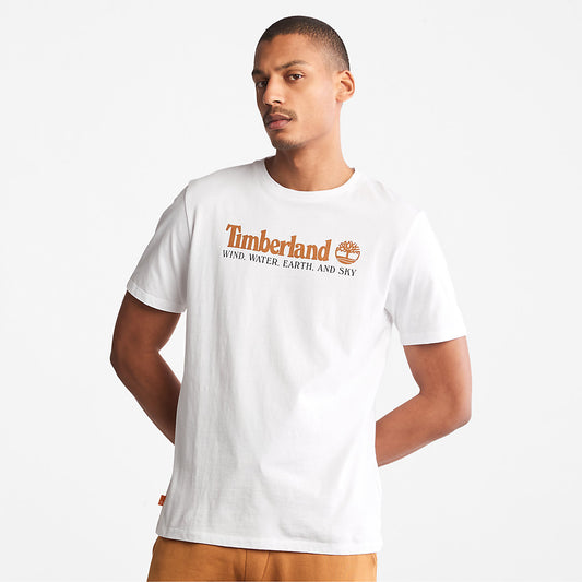 Mens Wind, Water, Earth and Sky™ T-Shirt for Men in White - Timberland