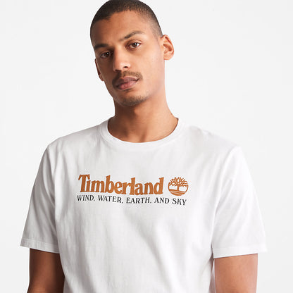 Mens Wind, Water, Earth and Sky™ T-Shirt for Men in White - Timberland