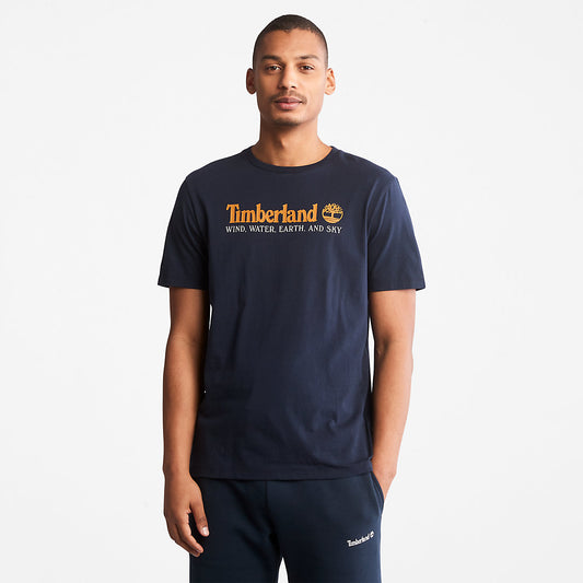Mens Wind, Water, Earth and Sky™ T-Shirt for Men in Navy - Timberland