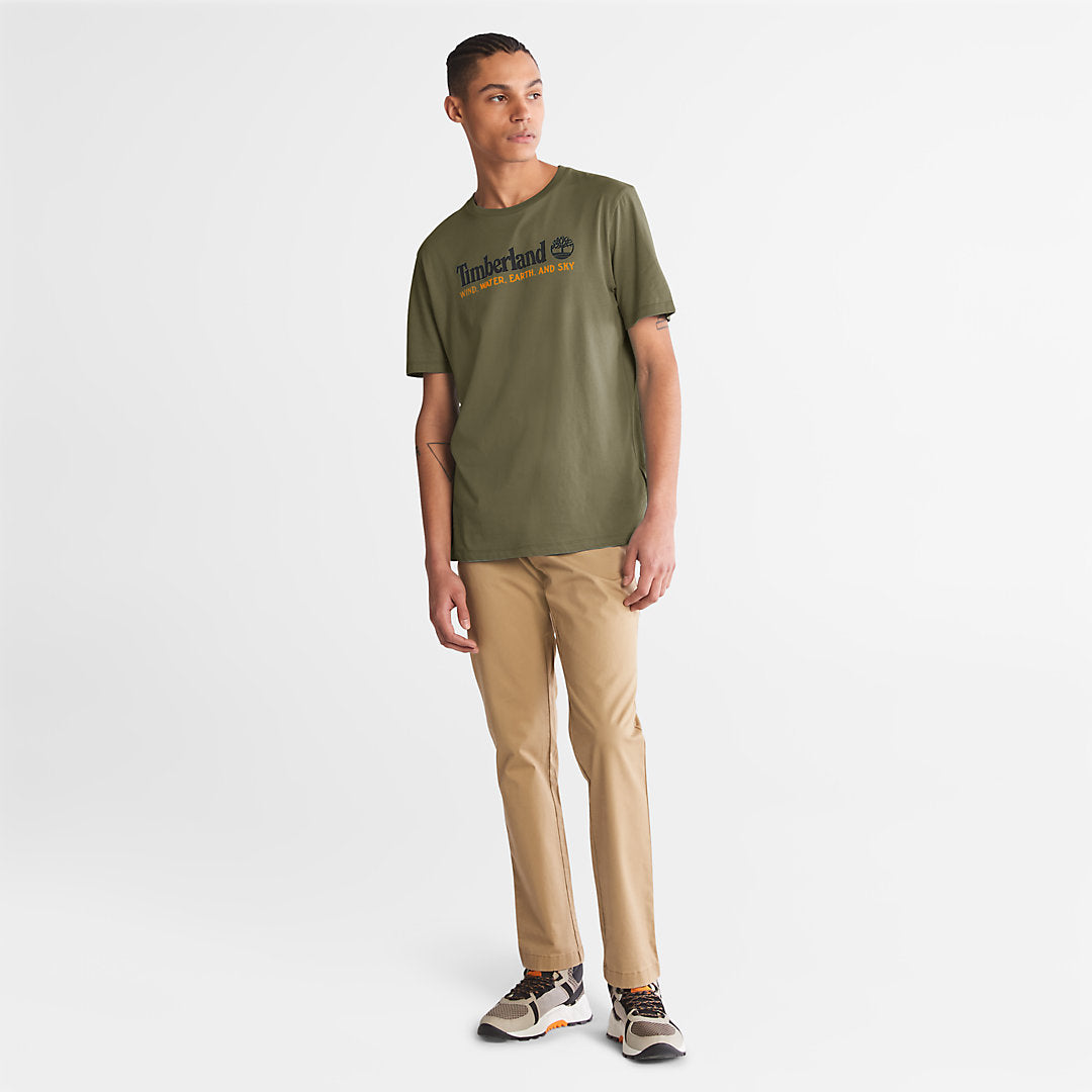 Mens Wind, Water, Earth and Sky™ T-Shirt for Men in Dark Green - Timberland
