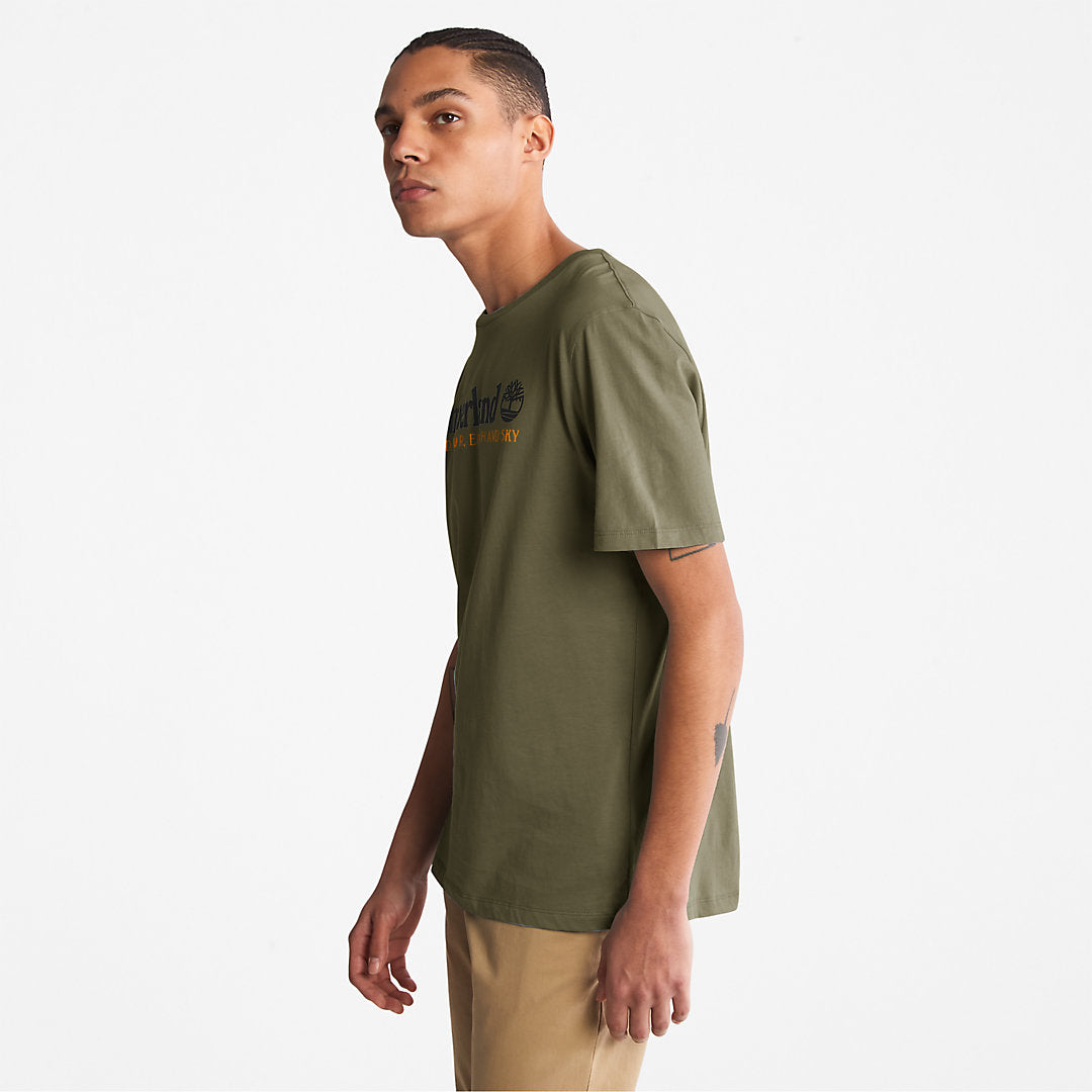 Mens Wind, Water, Earth and Sky™ T-Shirt for Men in Dark Green - Timberland