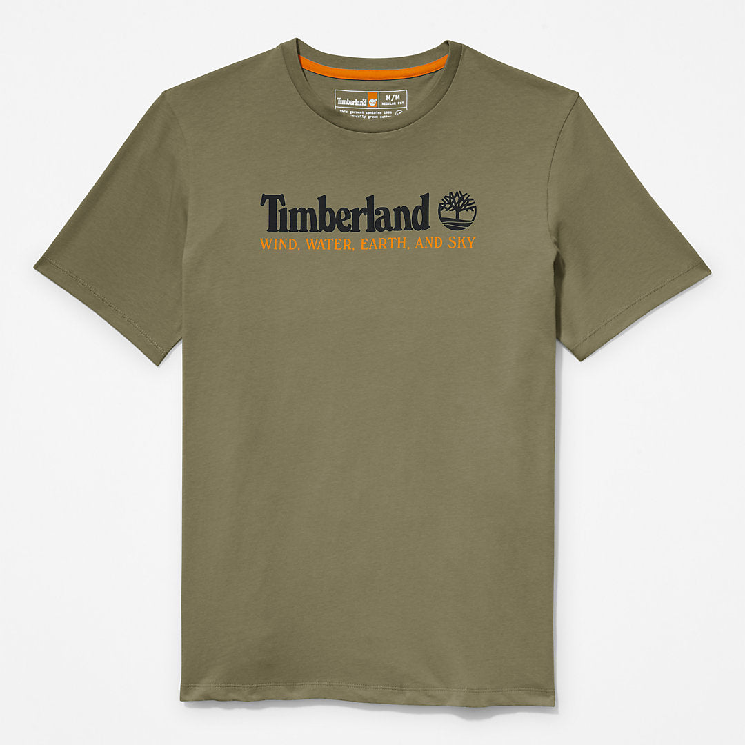 Mens Wind, Water, Earth and Sky™ T-Shirt for Men in Dark Green - Timberland