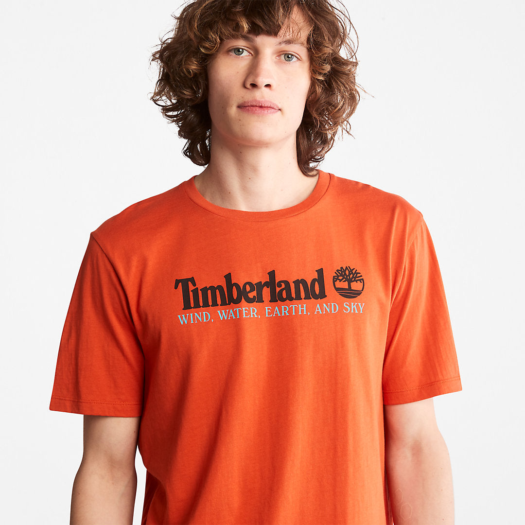 Mens Wind, Water, Earth and Sky™ T-Shirt for Men in Orange - Timberland