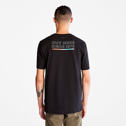 Mens Outdoor Archive T-Shirt for Men in Black - Timberland
