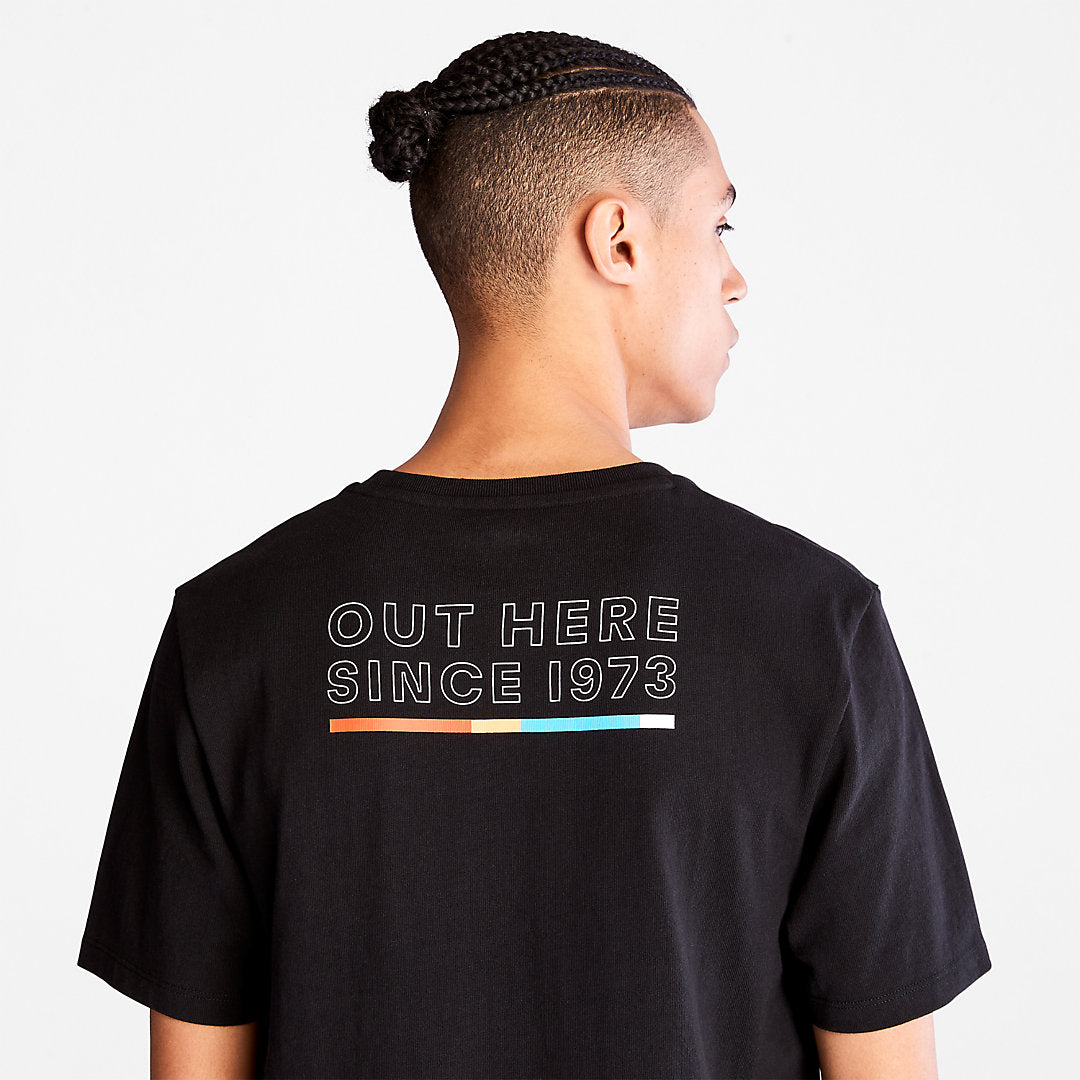 Mens Outdoor Archive T-Shirt for Men in Black - Timberland