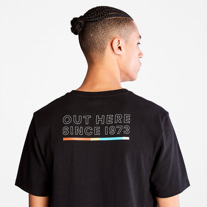 Mens Outdoor Archive T-Shirt for Men in Black - Timberland