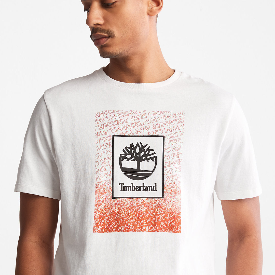 Mens Outdoor Archive T-Shirt for Men in White - Timberland