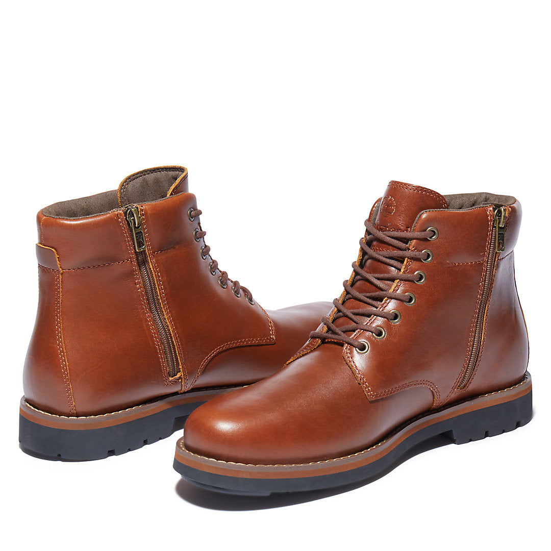 Mens Alden Brook Side-Zip Boot for Men in Brown - Timberland