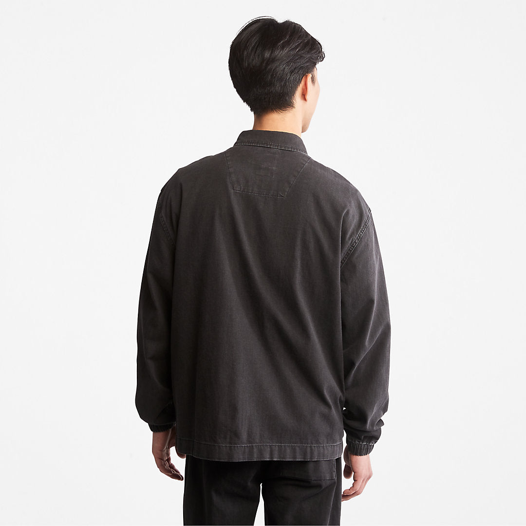 Mens Progressive Utility Light Denim Jacket for Men in Black - Timberland